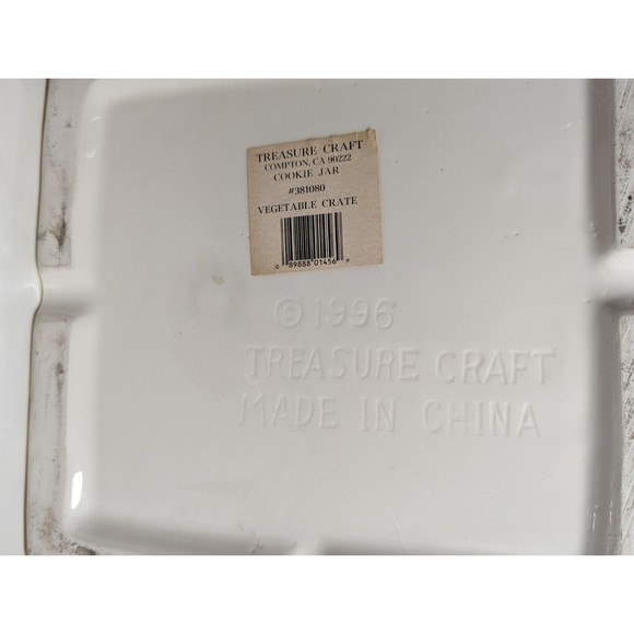 Treasure Craft Cookie Jar Vegetable Crate - Picture 6 of 9